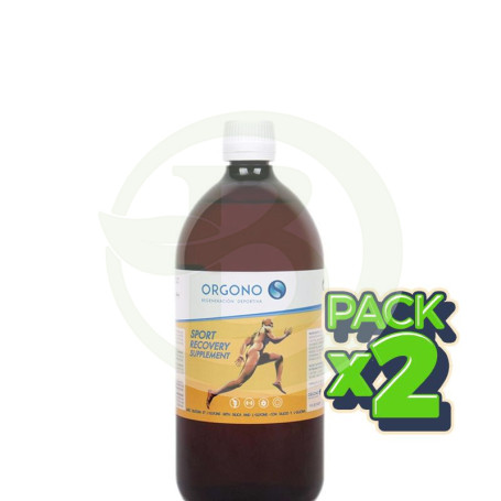 Pack 2x Orgono Sport Recovery Supplement 1Lt. Silicium