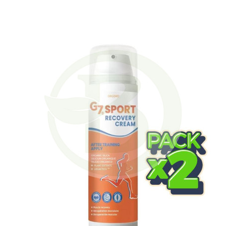 Pack 2x G7 Orgono Sport Recovery Cream 200 Ml Silicium