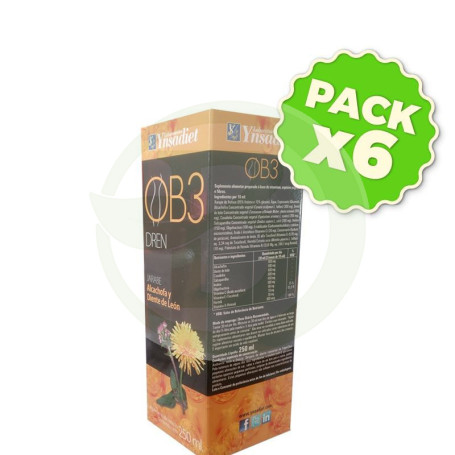 Pack 6x OB3 250Ml. Ynsadiet