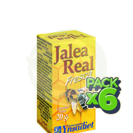 Pack 6x Jalea Real Fresca 20Gr. Ynsadiet