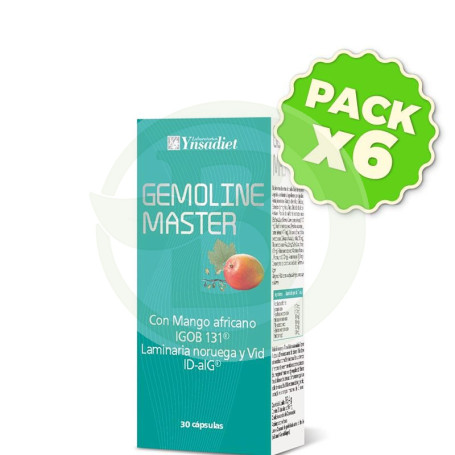 Pack 6x Gemoline Master 30 Perlas Ynsadiet
