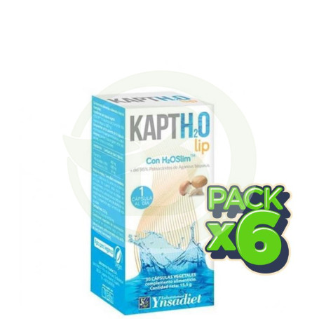 Pack 6x KaptH2O Lip 30 Cápsulas Ynsadiet