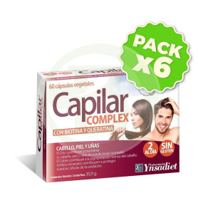 Pack 6x Zentrum Capilar Complex 60 Cápsulas Vegetales