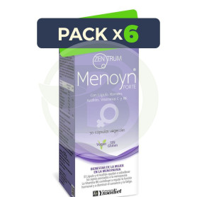 Pack 6x Menoyn Forte Caja De 30 Cápsulas Vegetales Ynsadiet