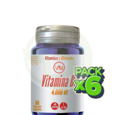 Pack 6x Vitamina D3 4000 Ui 60 Capsulas Vegetales Ynsadiet