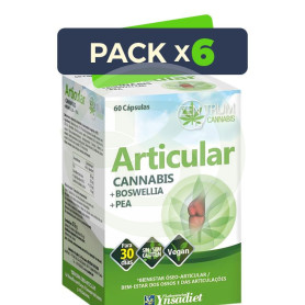 Pack 6x Articular Cannabis 60 Capsulas Ynsadiet