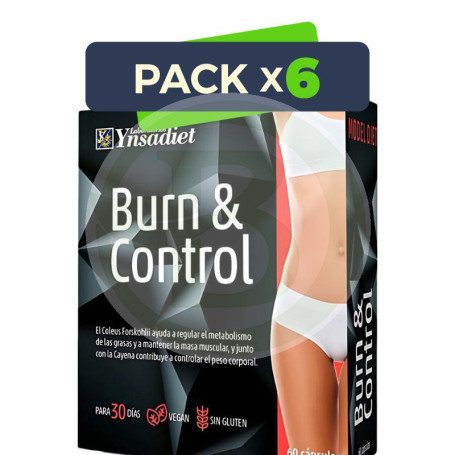 Pack 6x Burn & Control 60 Cápsulas Ynsadiet