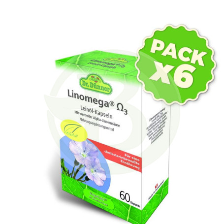 Pack 6x Linomega 60 Cápsulas Dr. Dunner