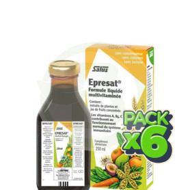 Pack 6x Epresat Multivitamin Jarabe 250Ml. Salus
