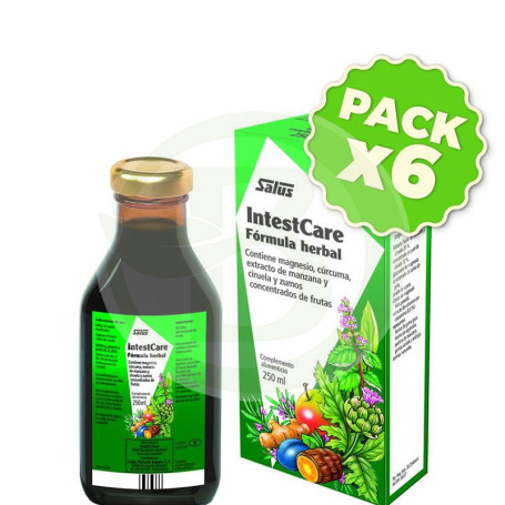 Pack 6x Intestcare Jarabe 250Ml. Salus