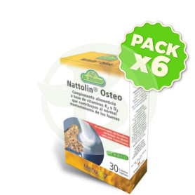 Pack 6x Nattolin Osteo 30 Cápsulas Dr. Dunner