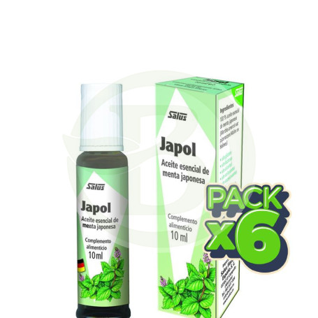 Pack 6x Aceite de Menta Japonesa 10Ml. Salus