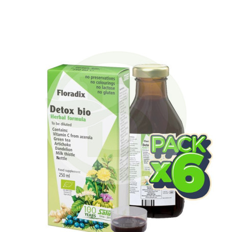 Pack 6x Detox Bio 250Ml. Salus