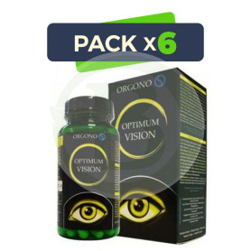 Pack 6x Orgono Optimum Visión 60 Cápsulas Silicium