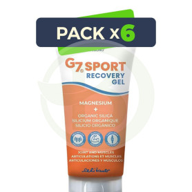 Pack 6x G7 Sport Recovery Gel 150Ml Silicium