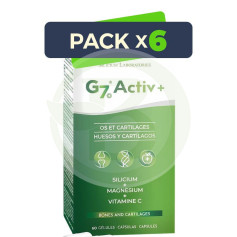Pack 6x G7 Activ+ 60 Cápsulas Silicium