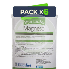 Pack 6x Magnesol Carbonato de Magnesio 110Gr. YnsadietDIET