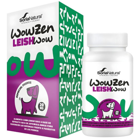 Leish Wow Perros 20Kg 60 Comprimidos Soria Natural