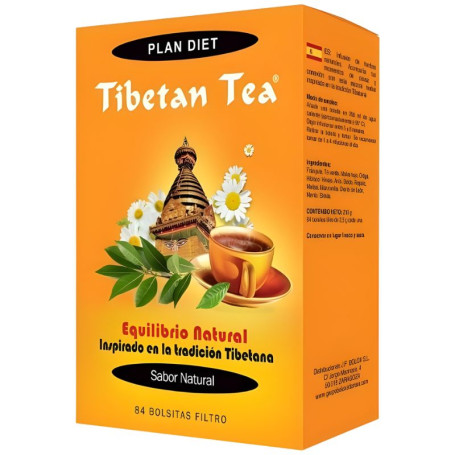 Tibetan Tea Natural 84 Filtros