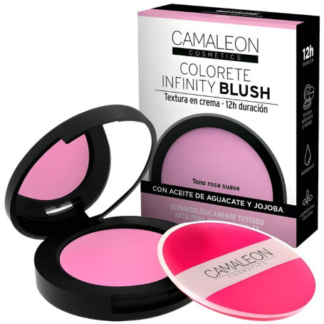 Colorete en Crema Infinity Blush Rosa Camaleon