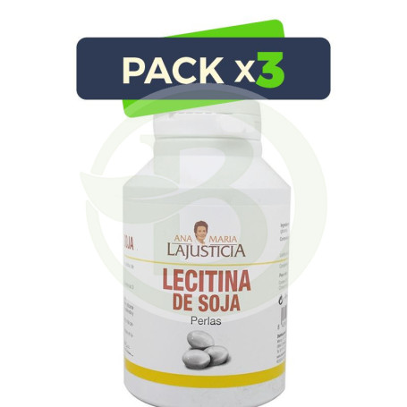 Pack 3x Lecitina de Soja 300 Perlas Ana Maria Lajusticia