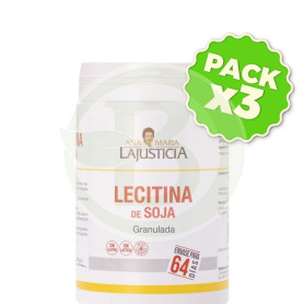Pack 3x Lecitina De Soja Granulada 450Gr Ana María Lajusticia