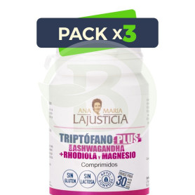 Pack 3x Triptófano Plus con Ashwagandha 60 Comp. Ana María Lajusticia