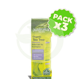 Pack 3x Champú con Árbol de Té Evicro