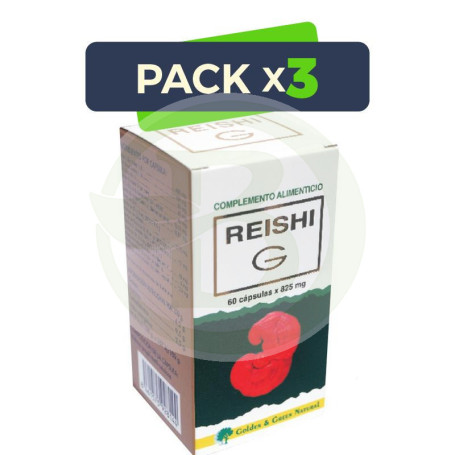 Pack 3x Reishi G Golden Green 60 Cápsulas