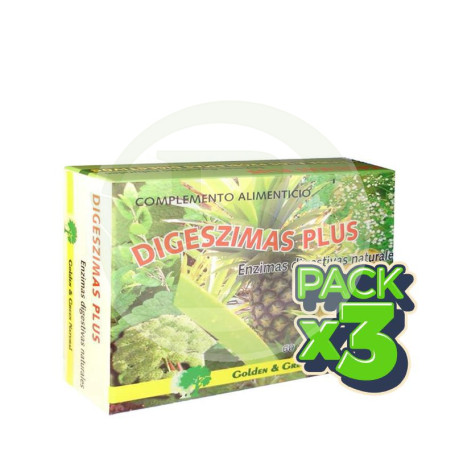 Pack 3x Digeszimas Plus Golden Green 60 Cápsulas