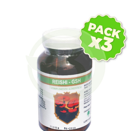 Pack 3x Reishi GSH Golden Green 120 Cápsulas