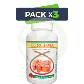 Pack 3x Cúrcuma 90 Cápsulas Golden Green