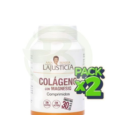 Pack 2x Colágeno con Magnesio 180 comprimidos Ana María Lajusticia