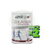 Pack 2x Colágeno, Magnesio y Vitamina C AMLSport Fresa 350Gr. Ana Maria Lajusticia