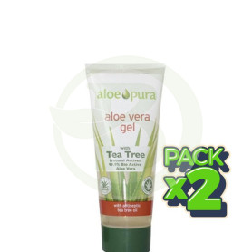 Pack 2x Gel Aloe Vera con Árbol de Té BIO Evicro