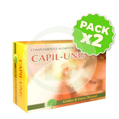 Pack 2x Capil UNG Golden Green 60 Cápsulas