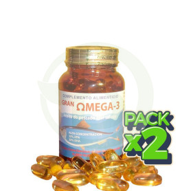 Pack 2x Gran Omega 3 Golden Green 60 Cápsulas