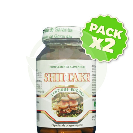 Pack 2x Shiitake Golden Green 120 Cápsulas