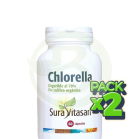 Pack 2x Chlorella 60 Cápsulas Sura Vitasan
