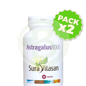 Pack 2x Astrágalus 8000 90 Cápsulas Sura Vitasan