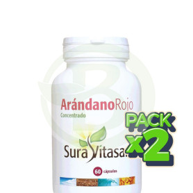 Pack 2x Arándano Rojo 60 Cápsulas Sura Vitasan