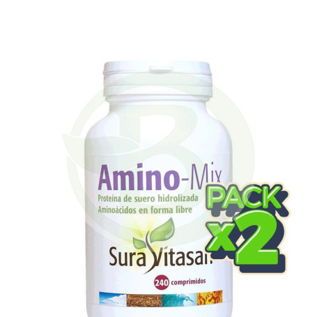 Pack 2x Amino-Mix 240 Comprimidos Sura Vitasan