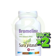 Pack 2x Bromelina 2.400 90 Cápsulas Sura Vitasan