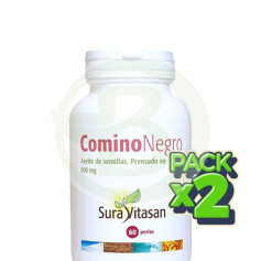 Pack 2x Comino Negro 60 Perlas Sura Vitasan