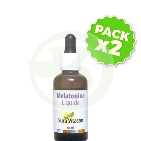 Pack 2x Melatonina 50Ml. Sura Vitasan