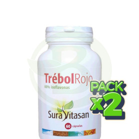 Pack 2x Trébol Rojo 60 Cápsulas Sura Vitasan