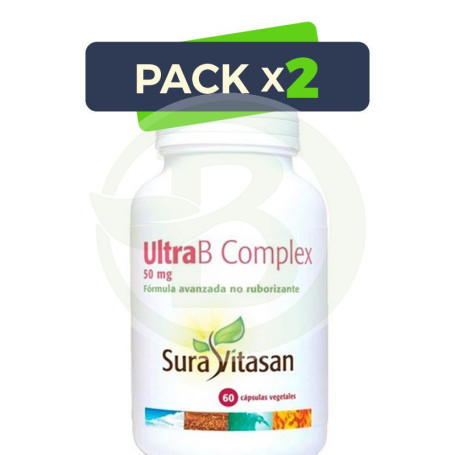Pack 2x Ultra B Complex 60 Cápsulas Sura Vitasan