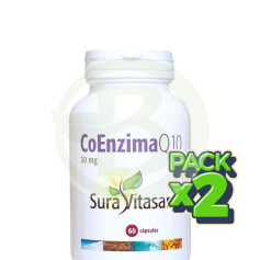 Pack 2x Coenzima Q10 Retard 60 Cápsulas Sura Vitasan