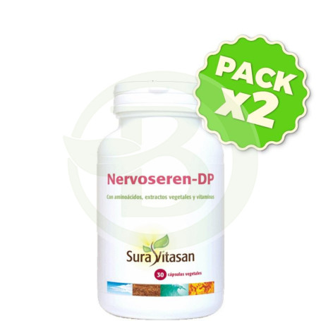 Pack 2x Nervoseren-DP 30 Cápsulas Sura Vitasan