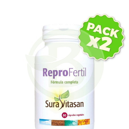 Pack 2x Reprofertil 60 Cápsulas Sura Vitasan